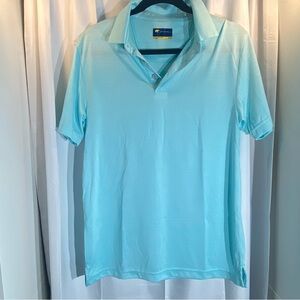 Men's Jack Nicklaus Golf Polo Aqua Color Size Small Excellent Condition
